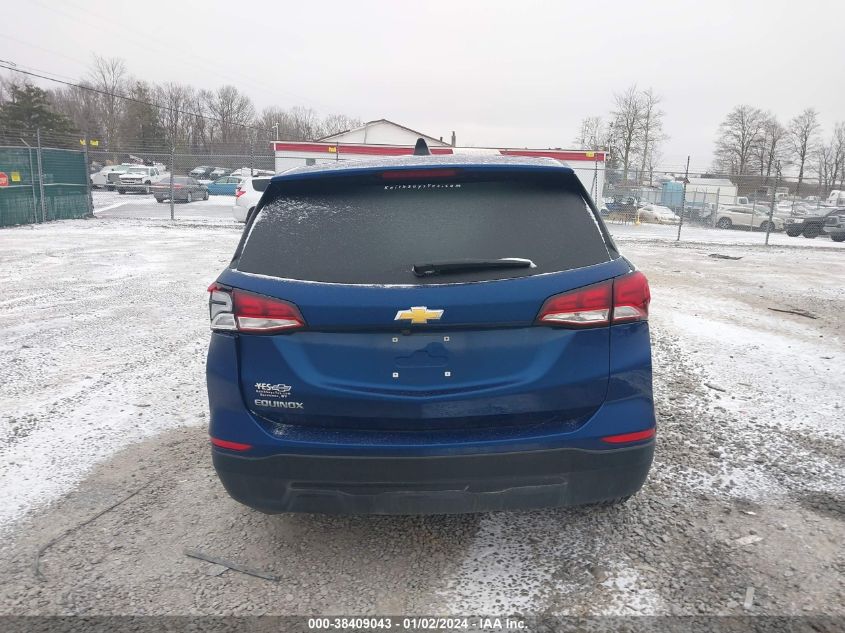 2022 CHEVROLET EQUINOX FWD LS - 3GNAXHEV1NS247781