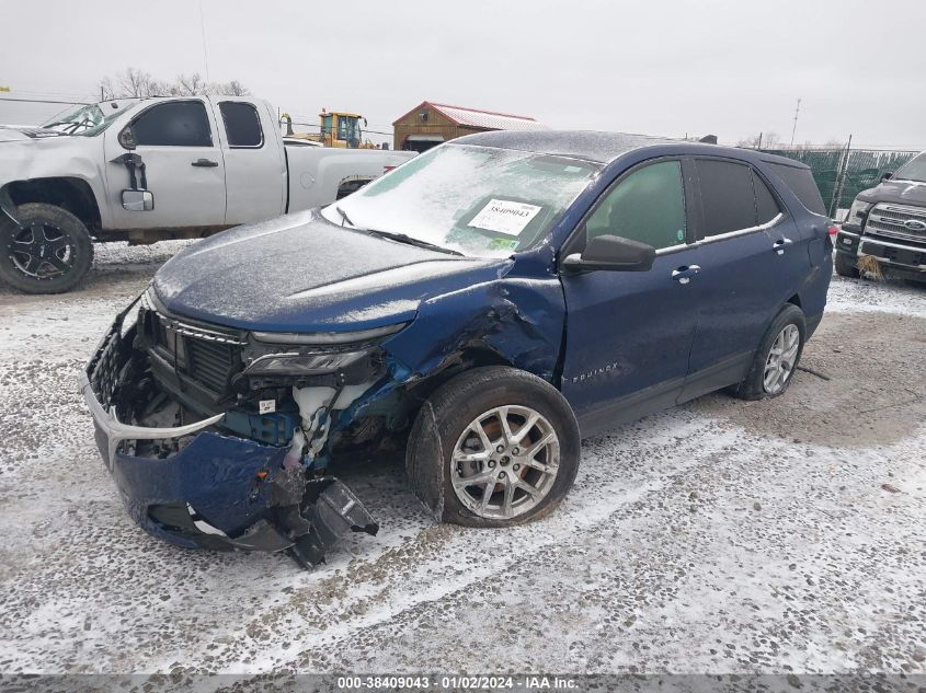 2022 CHEVROLET EQUINOX FWD LS - 3GNAXHEV1NS247781