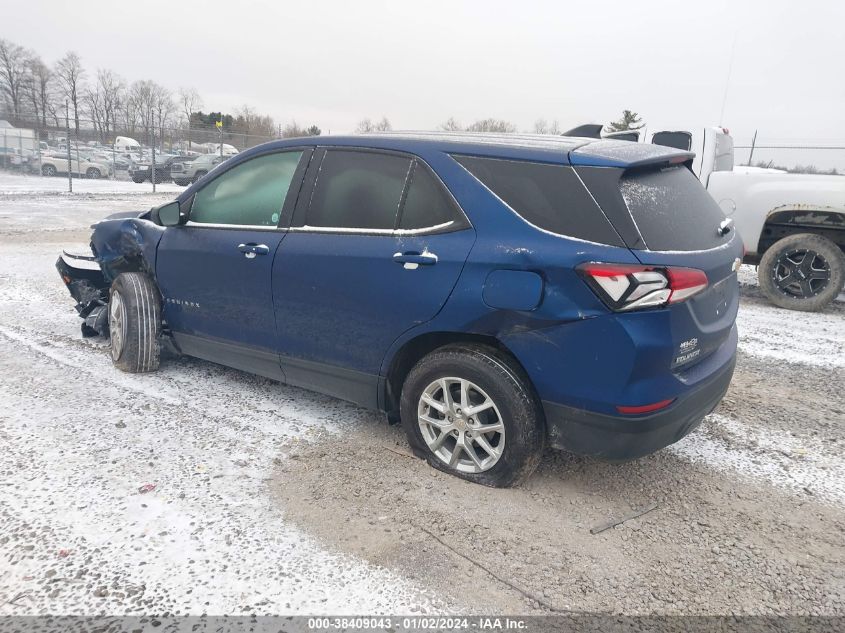 2022 CHEVROLET EQUINOX FWD LS - 3GNAXHEV1NS247781