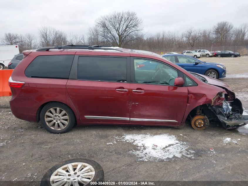 2015 TOYOTA SIENNA XLE 7 PASSENGER - 5TDDK3DC0FS102762