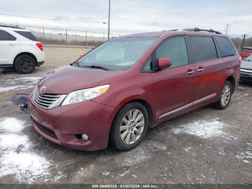 2015 TOYOTA SIENNA XLE 7 PASSENGER - 5TDDK3DC0FS102762
