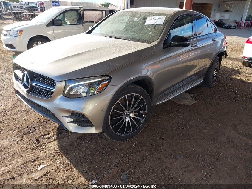VIN WDC0J4KBXKF576790 2019 MERCEDES-BENZ GLC 300 COUPE 4MATIC