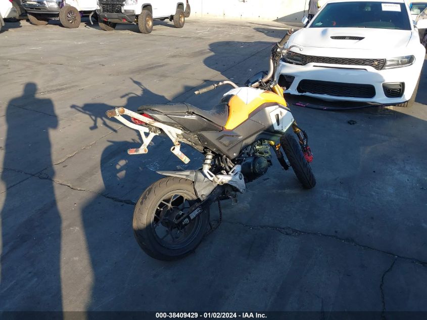 2019 HONDA GROM 125 MLHJC7519K5103359