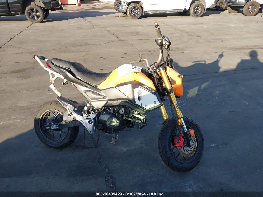 2019 HONDA GROM 125 MLHJC7519K5103359