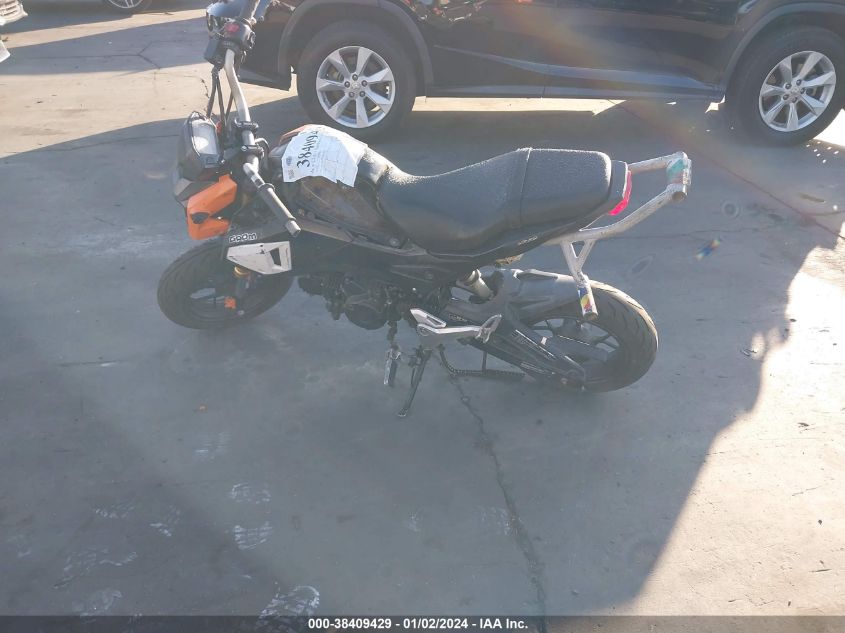 2019 HONDA GROM 125 MLHJC7519K5103359