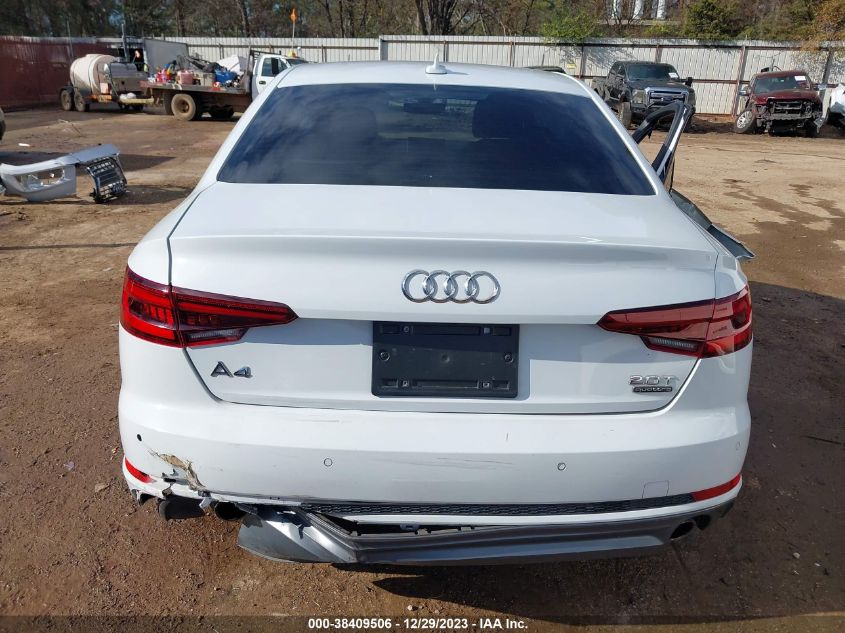 2018 AUDI A4 PREMIUM PLUS - WAUENAF41JA137125