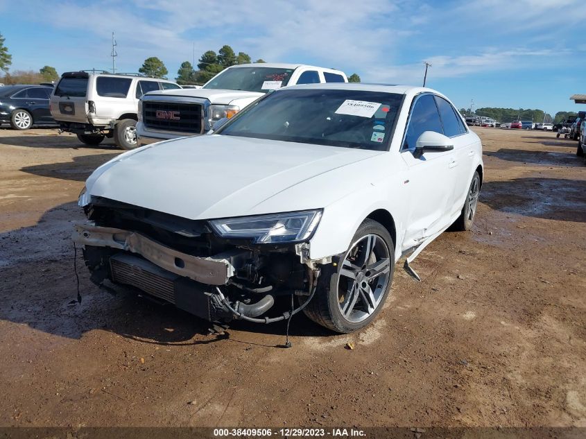 2018 AUDI A4 PREMIUM PLUS - WAUENAF41JA137125