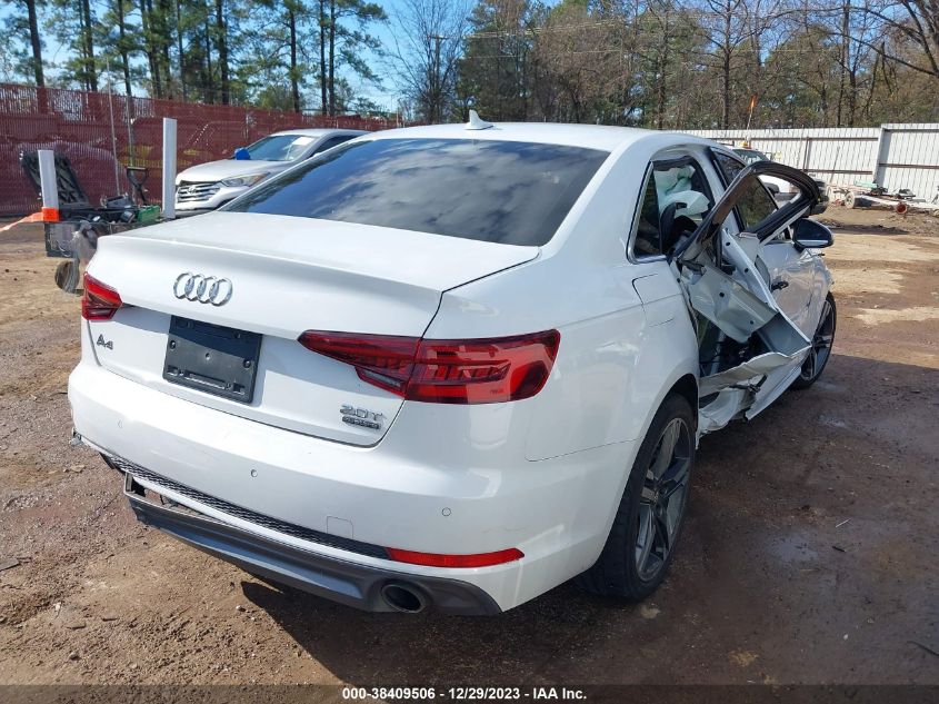 2018 AUDI A4 PREMIUM PLUS - WAUENAF41JA137125