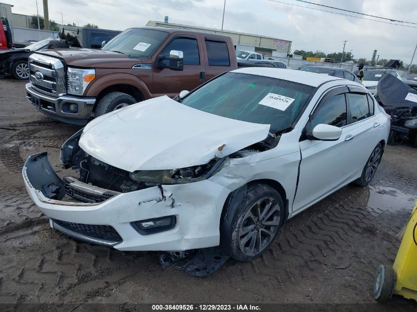 2014 HONDA ACCORD SPORT - 1HGCR2F53EA277102