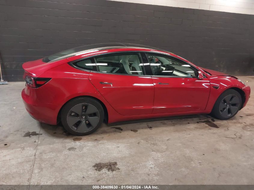 5YJ3E1EA1MF838275 | 2021 TESLA MODEL 3