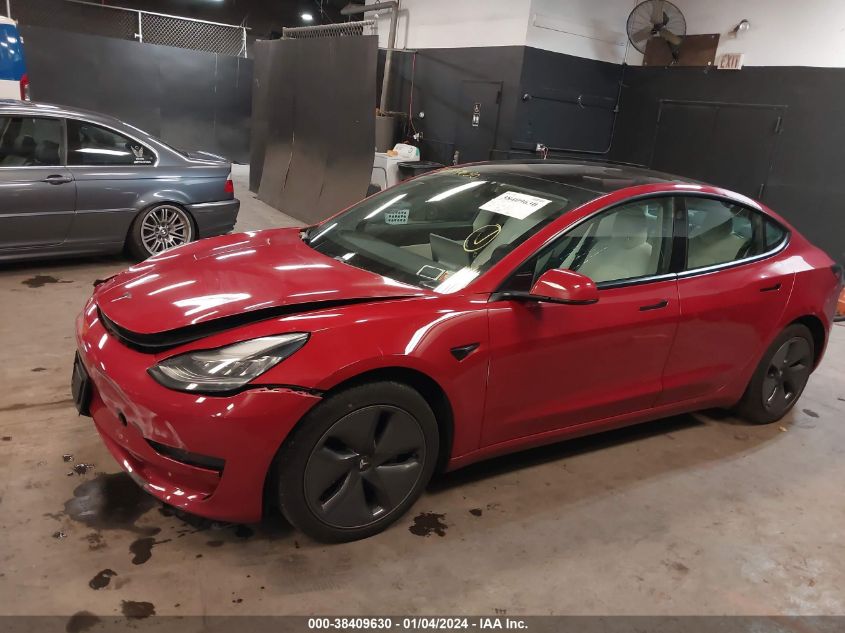 5YJ3E1EA1MF838275 | 2021 TESLA MODEL 3