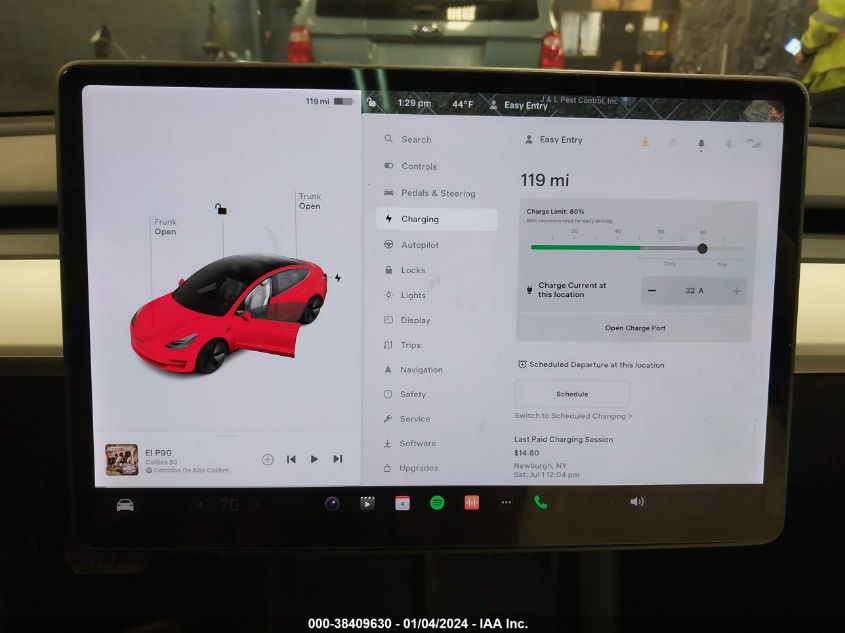 5YJ3E1EA1MF838275 | 2021 TESLA MODEL 3