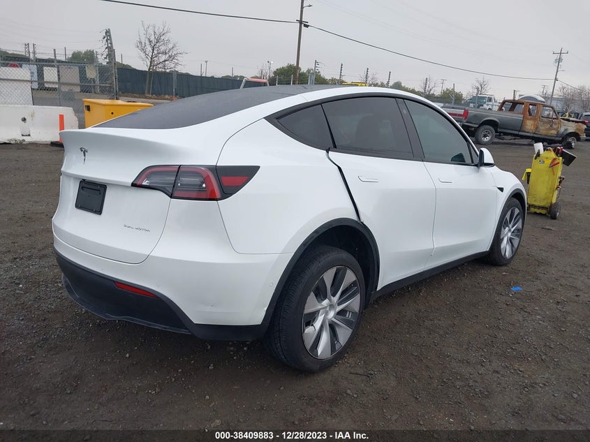 VIN 7SAYGDEE5NF516165 2022 TESLA MODEL Y
