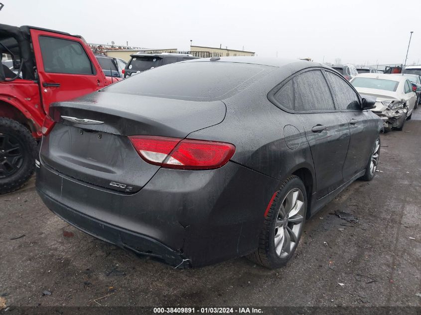 2016 CHRYSLER 200 S - 1C3CCCBB0GN115381