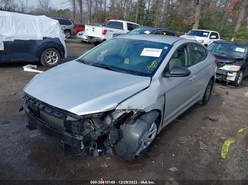 2017 HYUNDAI ELANTRA SE - 5NPD74LF2HH048604