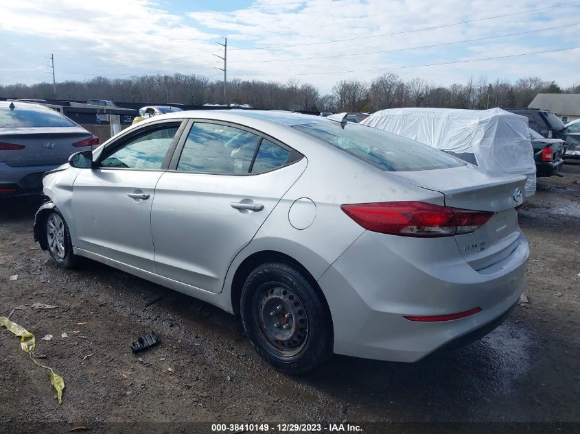 2017 HYUNDAI ELANTRA SE - 5NPD74LF2HH048604