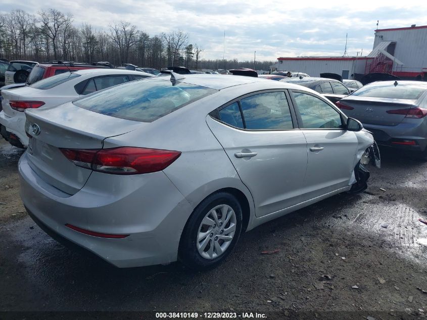 2017 HYUNDAI ELANTRA SE - 5NPD74LF2HH048604
