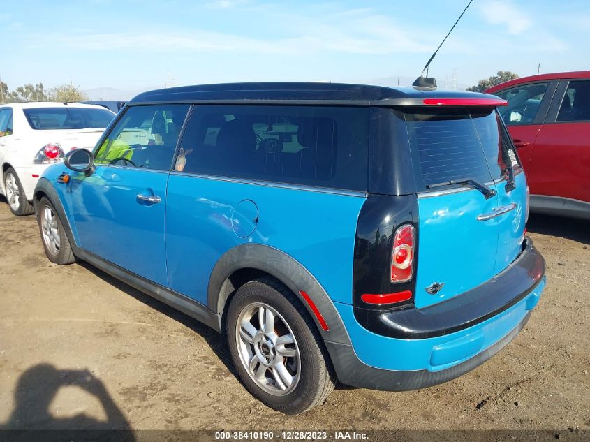 2013 MINI CLUBMAN COOPER - WMWZF3C58DT490560
