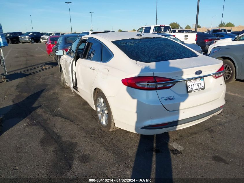 2017 FORD FUSION ENERGI SE LUXURY - 3FA6P0PU2HR379728
