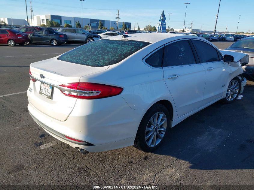 2017 FORD FUSION ENERGI SE LUXURY - 3FA6P0PU2HR379728
