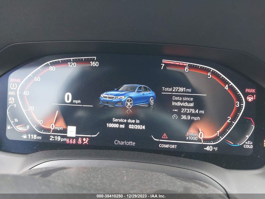 2021 BMW 330I - 3MW5R1J09M8B86260