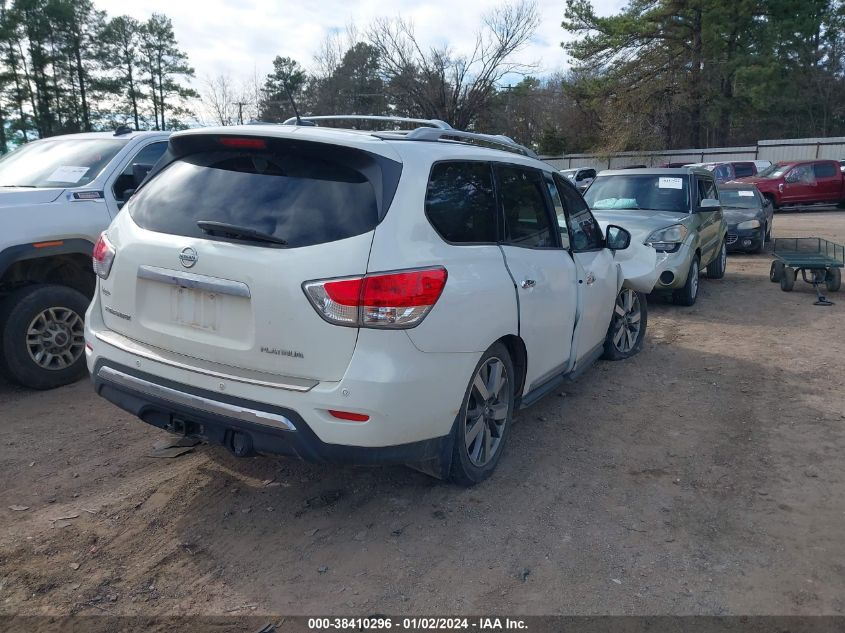 2014 NISSAN PATHFINDER PLATINUM - 5N1AR2MN3EC666704