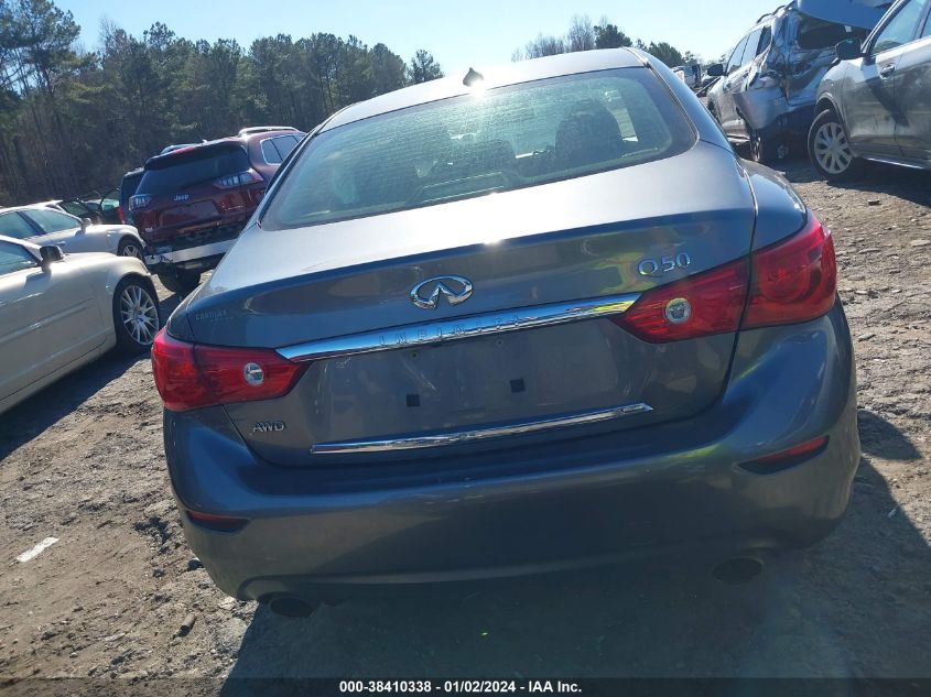 2014 INFINITI Q50 PREMIUM - JN1BV7ARXEM696482