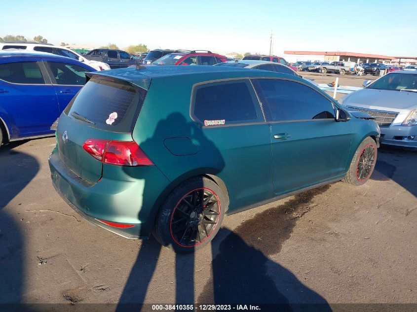 2015 VOLKSWAGEN GOLF GTI 2.0T S 2-DOOR - 3VWTT7AU0FM051659