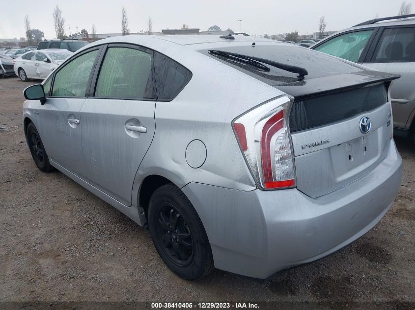 2013 TOYOTA PRIUS ONE/TWO/THREE/FOUR/FIVE/PERSONA - JTDKN3DU4D5606547