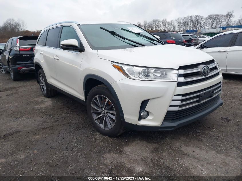 2019 TOYOTA HIGHLANDER XLE - 5TDJZRFH2KS606105