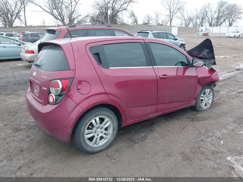 2014 CHEVROLET SONIC LT AUTO - 1G1JC6SB9E4108347
