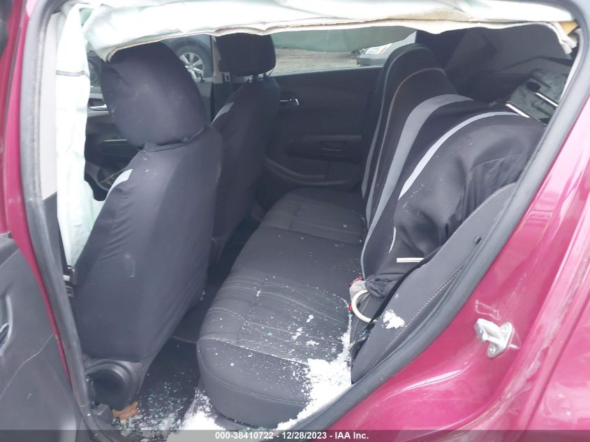 2014 CHEVROLET SONIC LT AUTO - 1G1JC6SB9E4108347