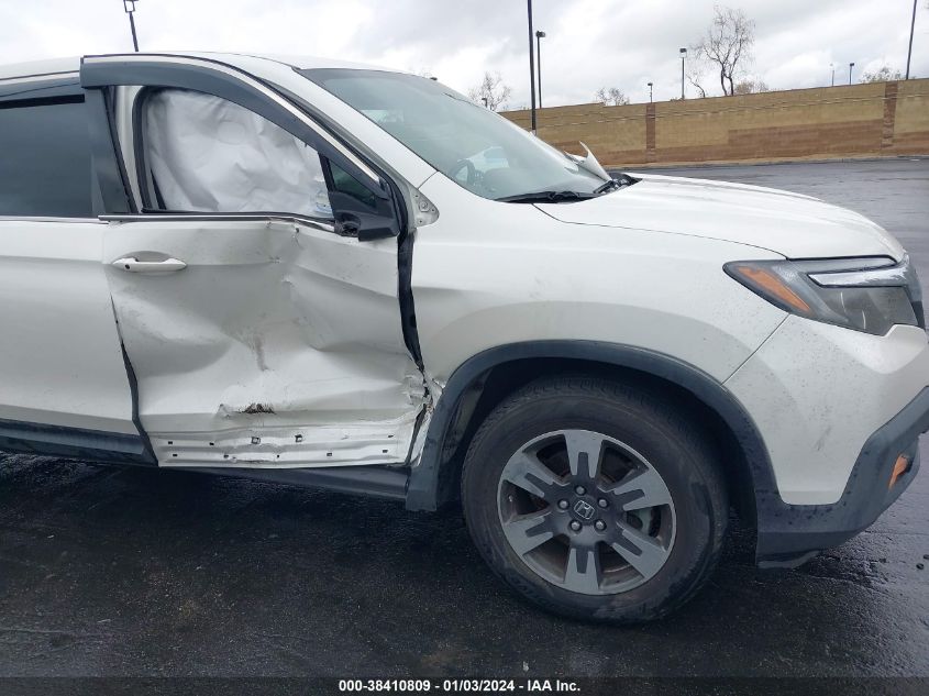 2017 HONDA RIDGELINE RTL - 5FPYK2F68HB010056