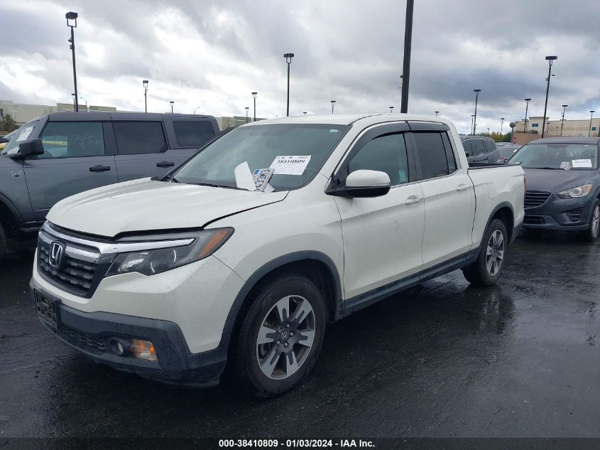2017 HONDA RIDGELINE RTL - 5FPYK2F68HB010056