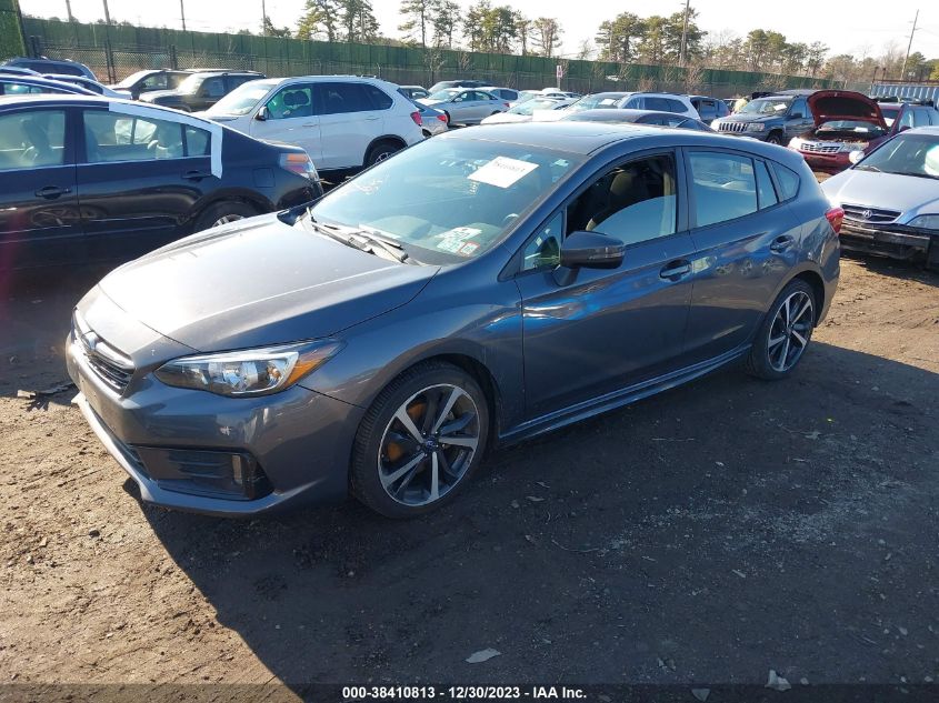 2022 SUBARU IMPREZA SPORT 5-DOOR - 4S3GTAM64N3700474