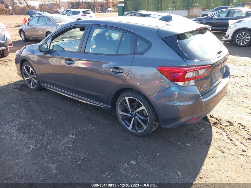 2022 SUBARU IMPREZA SPORT 5-DOOR - 4S3GTAM64N3700474