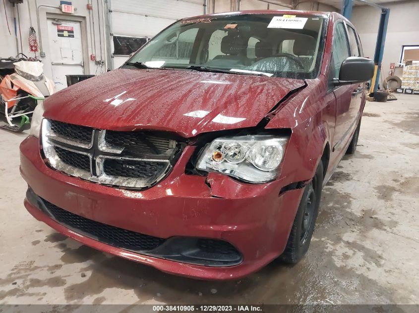 2014 DODGE GRAND CARAVAN SE - 2C4RDGBG9ER276558