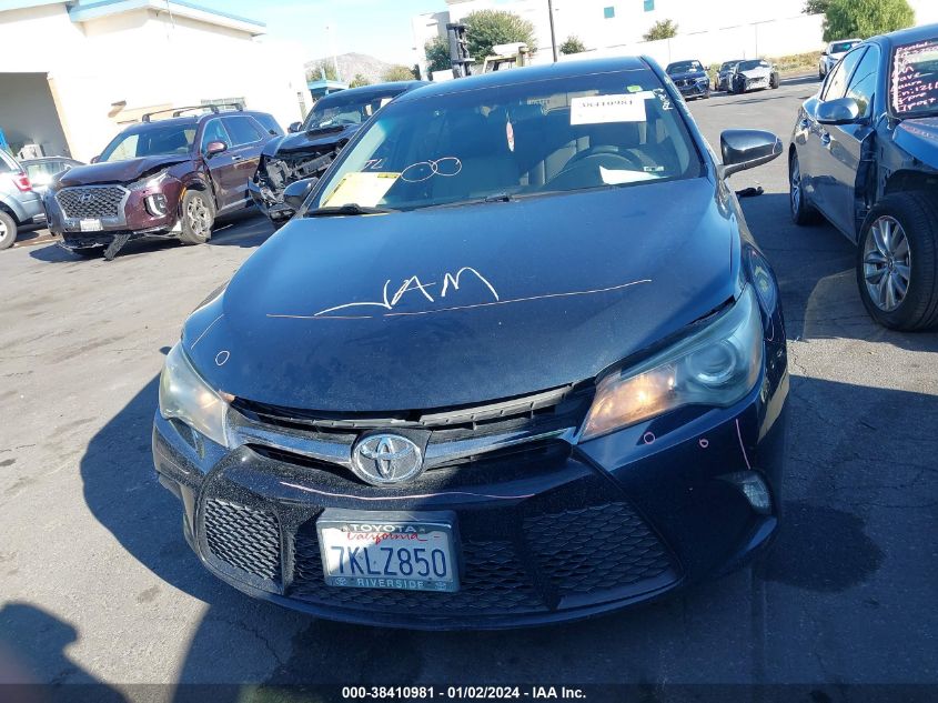 2015 TOYOTA CAMRY SE - 4T1BF1FK3FU939565