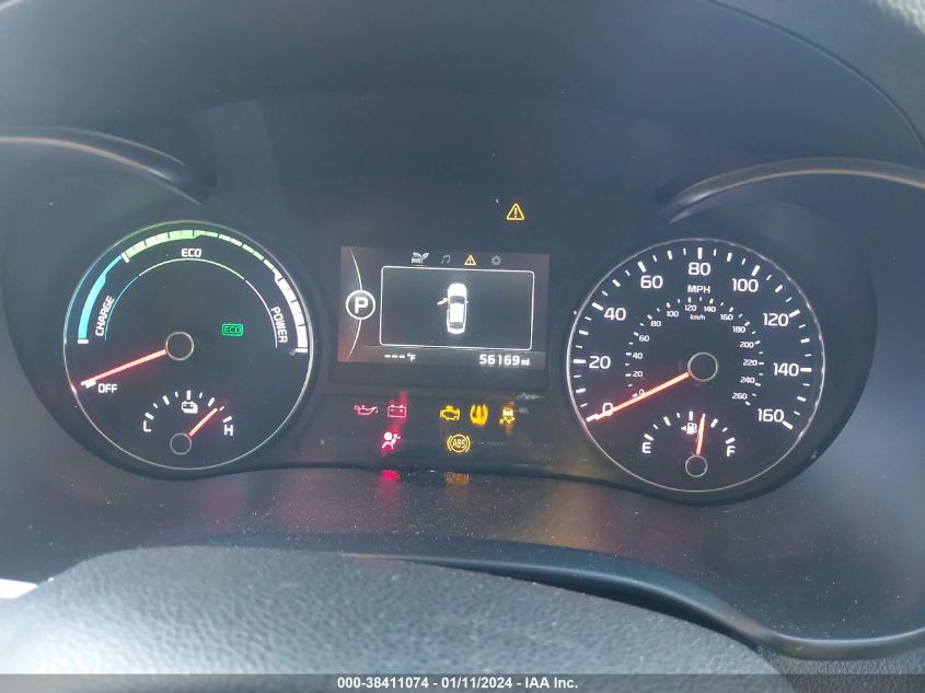VIN KNAGU4LE0K5032029 2019 KIA OPTIMA HYBRID EX