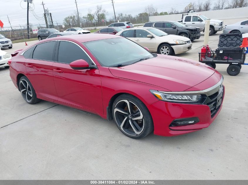 2019 HONDA ACCORD SPORT - 1HGCV1F3XKA152176