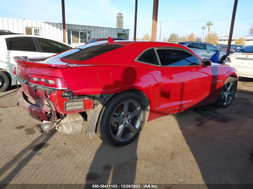 2014 CHEVROLET CAMARO LT - 2G1FC1E36E9200395