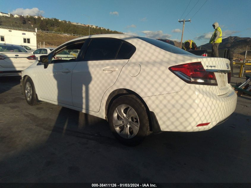 2015 HONDA CIVIC LX - 19XFB2F51FE276514