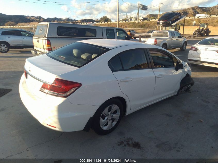 2015 HONDA CIVIC LX - 19XFB2F51FE276514