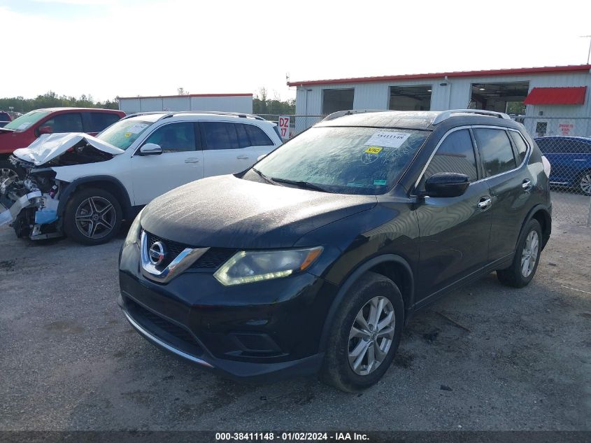 2016 NISSAN ROGUE S/SL/SV - KNMAT2MT4GP642170