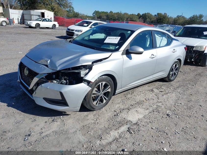 VIN 3N1AB8CV5MY302113 2021 NISSAN SENTRA SV