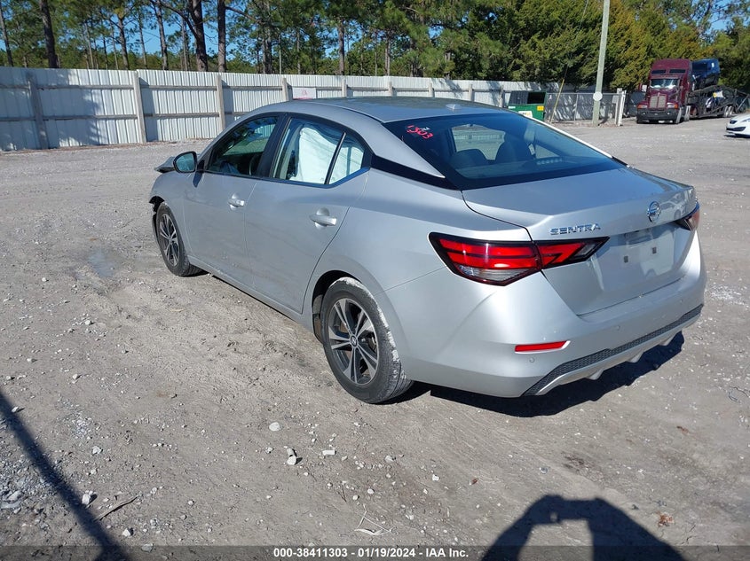 VIN 3N1AB8CV5MY302113 2021 NISSAN SENTRA SV