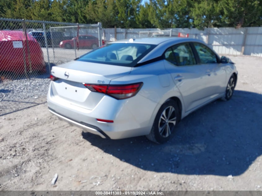 VIN 3N1AB8CV5MY302113 2021 NISSAN SENTRA SV