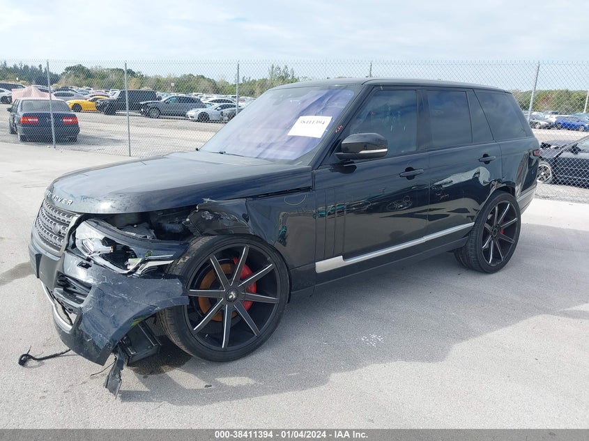 VIN SALGR2FK1HA332875 2017 LAND ROVER RANGE ROVER