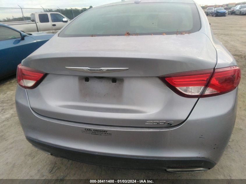 2015 CHRYSLER 200 S - 1C3CCCBG1FN581010