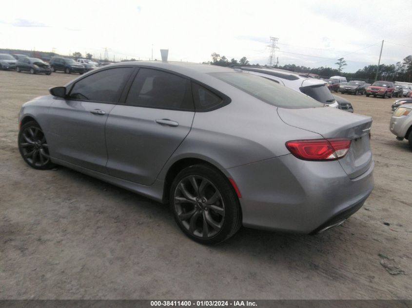 2015 CHRYSLER 200 S - 1C3CCCBG1FN581010